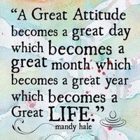 It all starts with a positive attitude