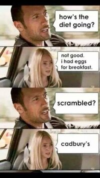 At least your breakfast was better then hers..